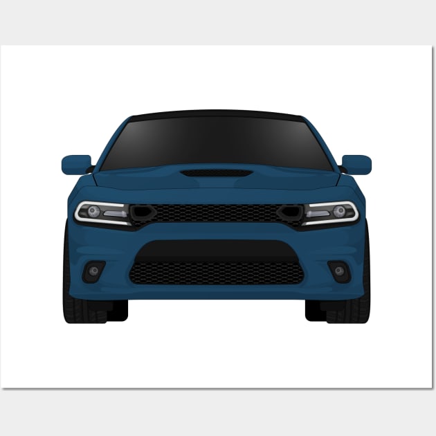 Charger Scat Frostbite + black roof Wall Art by VENZ0LIC